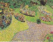 Vincent Van Gogh Garden in Auvers Sweden oil painting artist